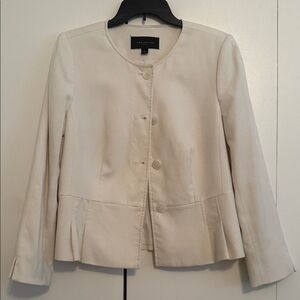 Ann Taylor Women's Elegant Cream Blazer